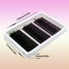 15 Rows of 3D Segmented Hairs 60D+80D+100D Black Fluffy Tufted False Eyelashes CC\D\DD Eyelashes Grafted At Home.