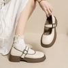 Fashion Women Thick Platform Mary Janes Lolita JK Shoes Party Pumps 2024 New Fashion Shallow Oxford Sole Single Shoes Zapatos De Mujer