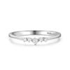 Tancise Classic 925 Sterling Silver  Zircon Ring Ladies Jewelry Wedding Promise Party Gift