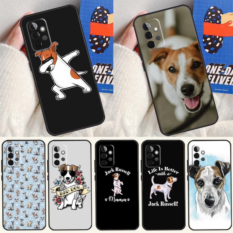 Jack Russell Terrier Dog For Samsung Galaxy A55 A35 A15 A54 A34 A14 A53 A33 A13 A05 A06 A16 A22 A32 A52 Phone Case