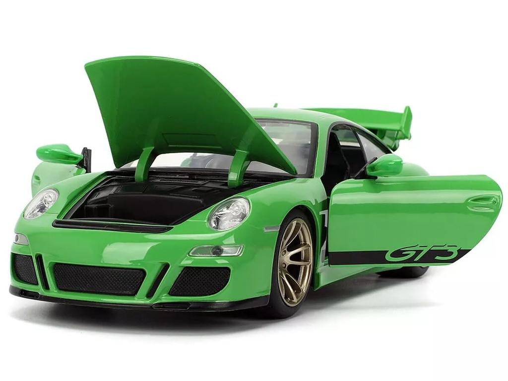 JADA TOYS Fast Furious Porsche 911 GT3 997 Зеленый Jada Fast Furious 34919 1/24 & & [Предмет]
