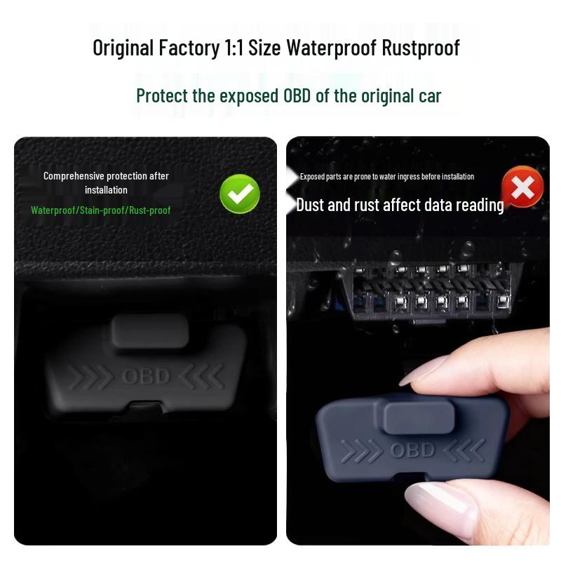 Водонепроницаемая силиконовая защитная крышка OBD для диагностического интерфейса автомобиля Xiaomi YU7/SU7