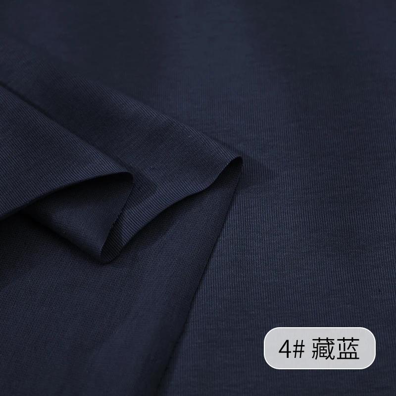 185x50см Мягкая Дышащая Чистый Хлопок Трикотажная Ткань для Изготовления Футболок, Базовых Рубашек, Платьев, Ткани для Одежды Ручной Работы DIY K302986