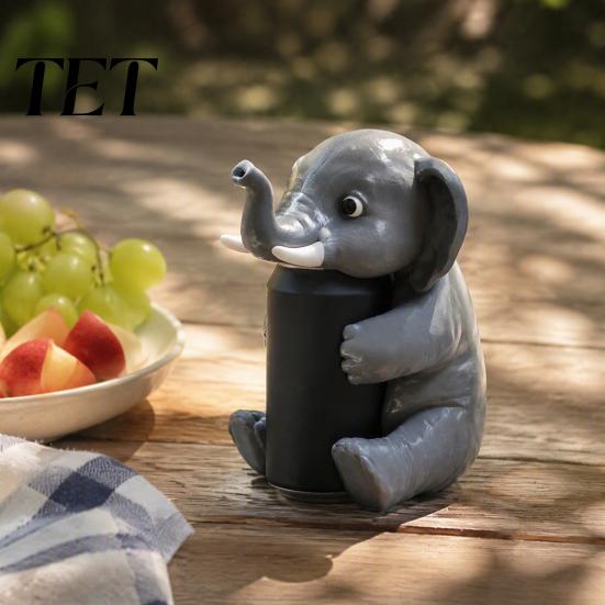 Eco Friendly Can Seal Reusable Animal Soda Lids for 375ml Standard Cans, 3D Printed Frog Dinosaur Fitment Shark Beverage Toppers Dust Protection