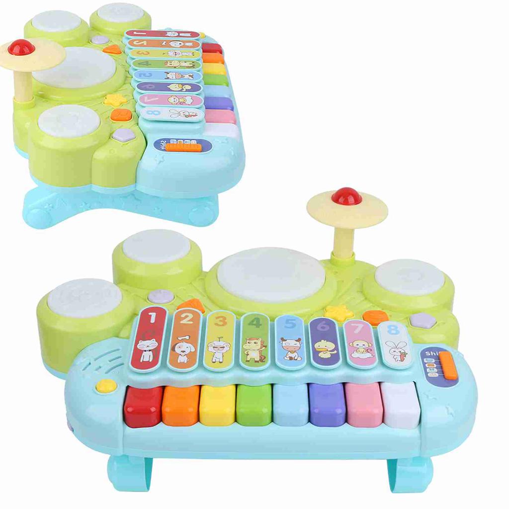 3?В?1 Музыкальные инструменты Игрушки Дети Обучение Электронное пианино Клавиатура Ударная установка