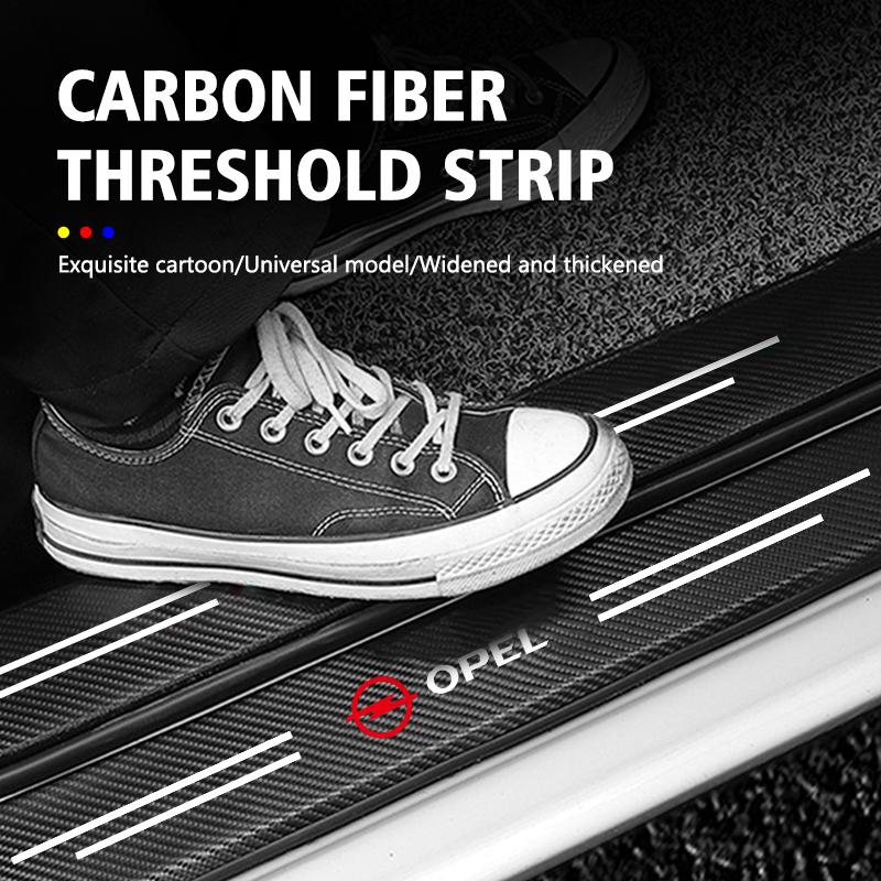 AAAYT1 Car Door Threshold Strip Car Sticker Door Edge Protective Film For Opel Zafira Meriva Mokka Vivaro Vectra Antara Ampera