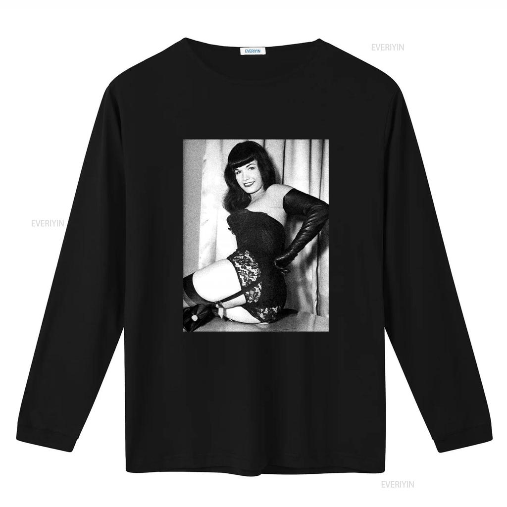 Vintage 90s Bettie Page Pin Up Girl Print T Shirt Medium vintage Washed Breathable Slightly Stylish Soft Stretched Casual