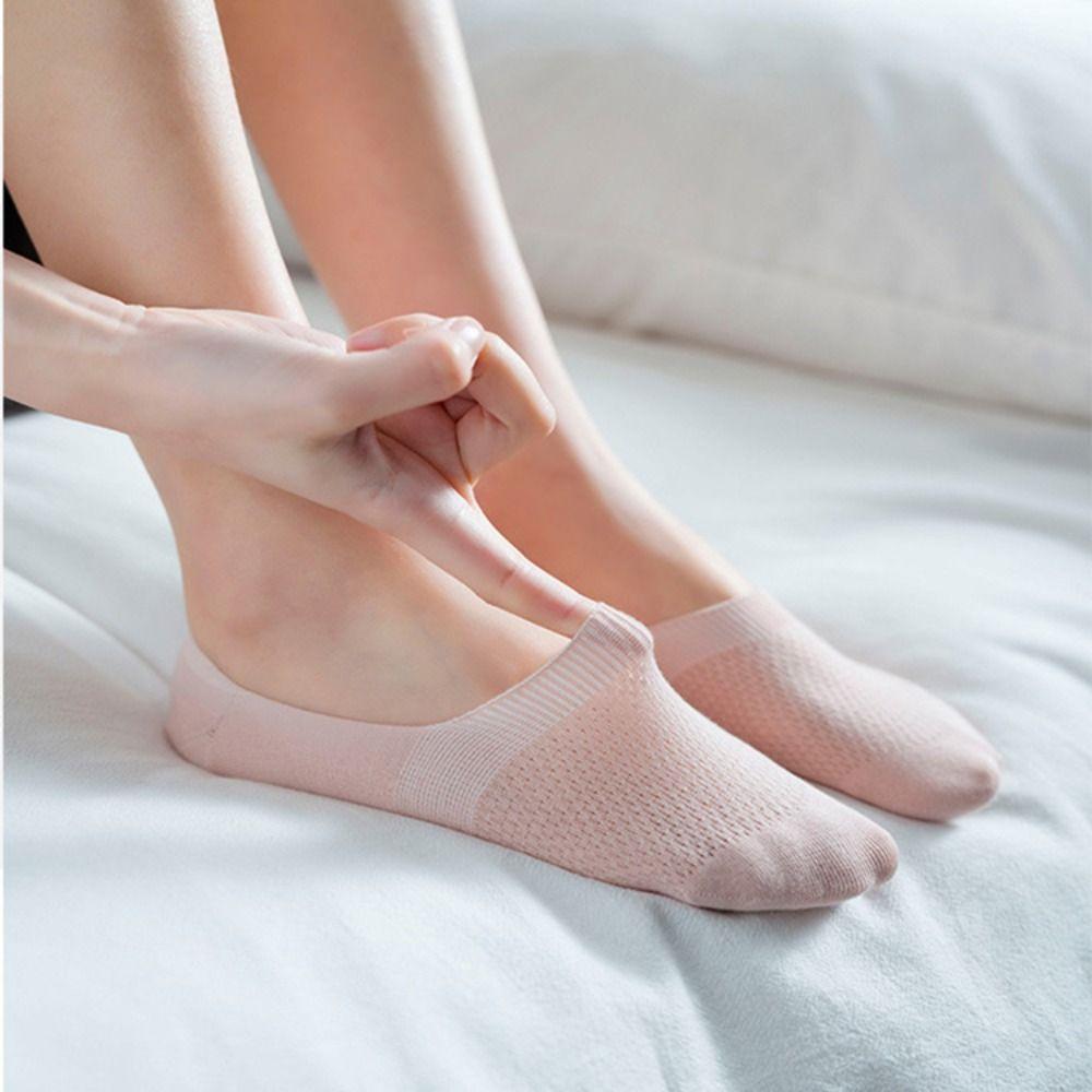 Нескользящие Невидимые Носки Сетчатые Носки-Лодочки Модные Сетчатые Носки