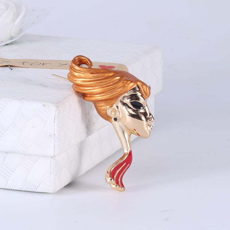 Модная брошь с изображением мультфильма «Эмаль в виде капли масла», аксессуары из сплава, аксессуары для одежды