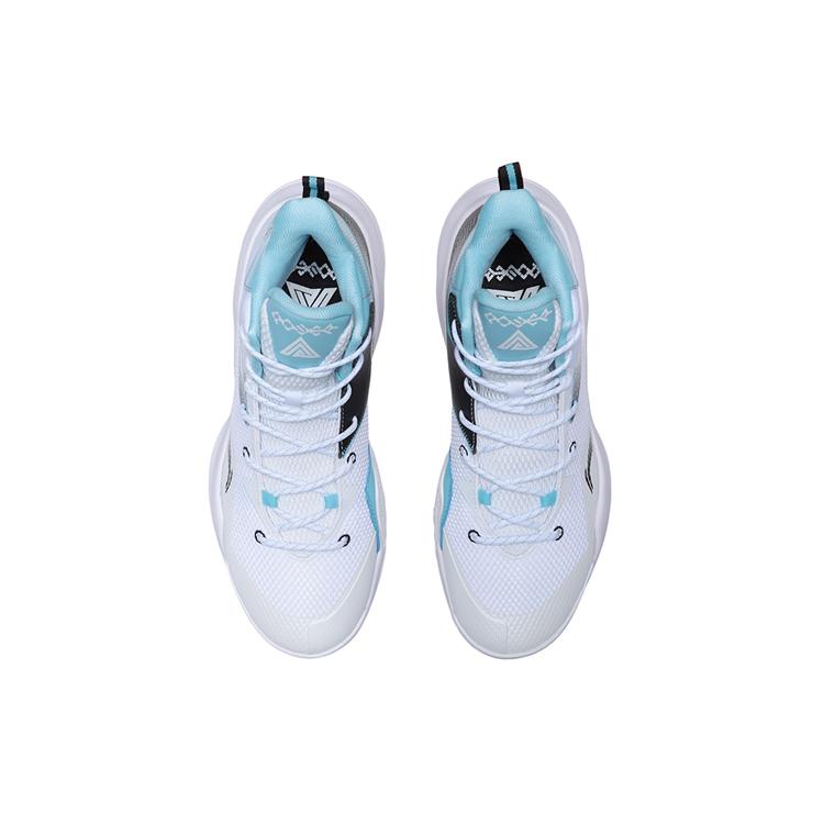 Li Ning Power 7 Textile, Synthetic Leather, TPU Cushioning Slip Resistant Abrasion Resistant Coverage Support Mid top ABPQ041-1