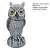 Садовая сова, отпугивающая птиц, статуэтка совы, отпугивающая птиц, пугало для белок с вращающейся на 360 градусов головой для крыльца патио