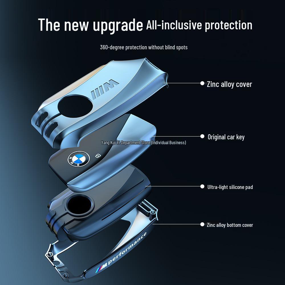 Чехол для ключа BMW: Подходит для 26 моделей, включая 5 Серию, X5, X1, 525, X3, X7 и 3 Серию.