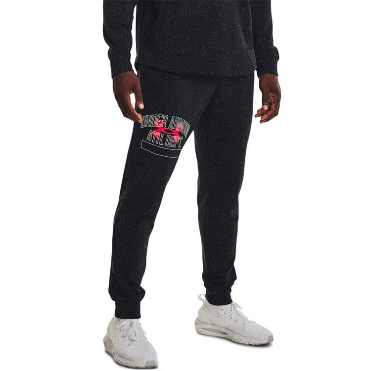 Under Armour Спортивные брюки Rival мужские черные средние 1370357-001
