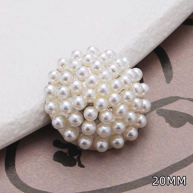 Rhinestone Metal Buttons for Women's Coats & Sweaters - Hand Sewn Fragrance-Style Round Alloy Decorations