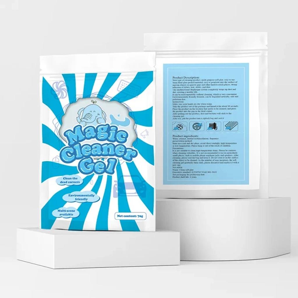 Magic Cleaner Gel Multi Purpose Cleaning Putty for Keyboards Car Vents Electronic Devices and Home Surfaces Removes Dust and Dirt Easily and Safely