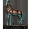 Новый китайский стиль имитация бронзового боевого коня украшение для дома украшения из смолы украшение для гостиной