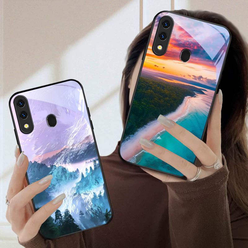 Морская буря маленький парусник Для Samsung Galaxy A20 A20s 21s A22 A23 A24 A25 A26 A42 A90 A50 A55 52s A56 A70 A71 72 стеклянный чехол для телефона