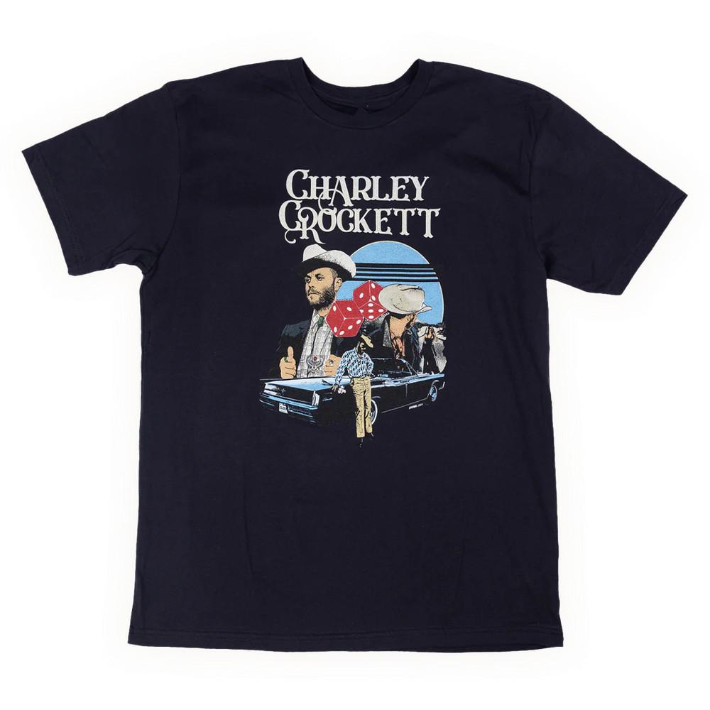 Rare Charley Crockett Live All Size Black Heavy Cotton T-Shirt Unisex T-Shirt