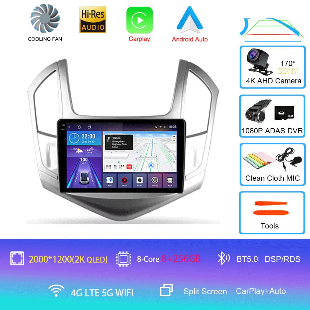 Android 14 Android 14 для Chevrolet Cruze J300 J308 2012 - 2015 Мультимедиа Видео Плеер Навигация стерео GPS Нет 2din 2 din dvd