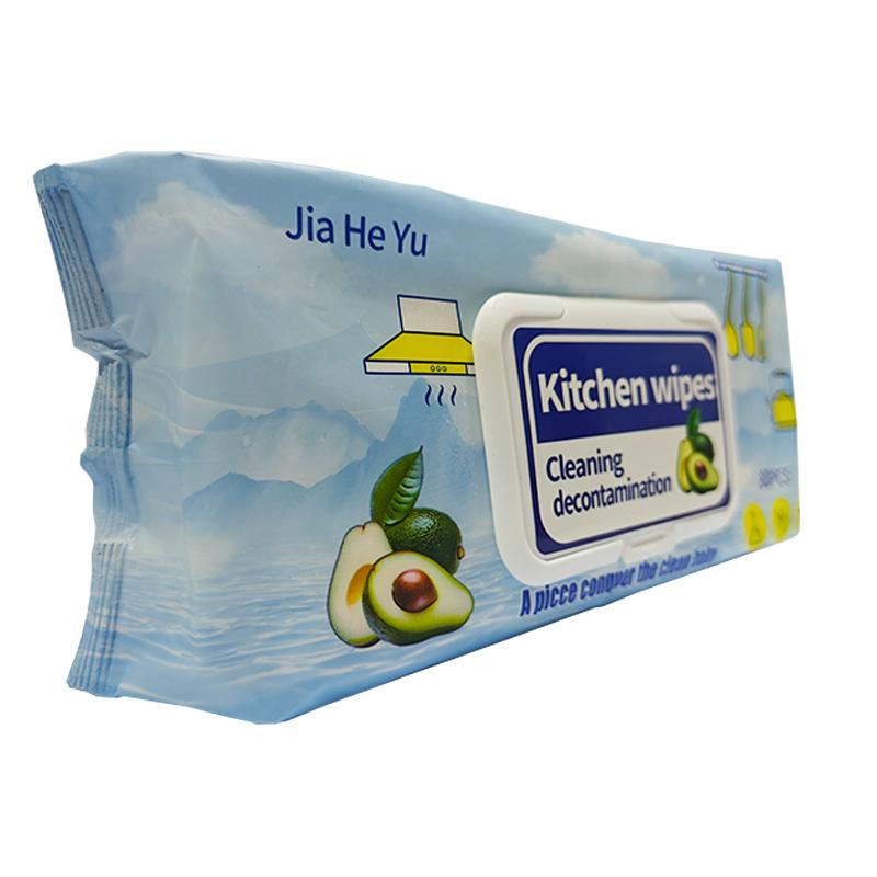 Кухонные салфетки легко протирают, нестираемые салфетки для удаления жирных пятен, влажные салфетки для чистки вытяжки 80 шт.