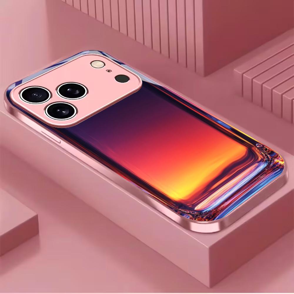 Стеклянный чехол Madam Protect с градиентом, Стеклянный чехол для телефона для iPhone 17 16 15 14 13 12 11pm Pro Plus, Ударопрочный чехол для мобильного телефона, Женский