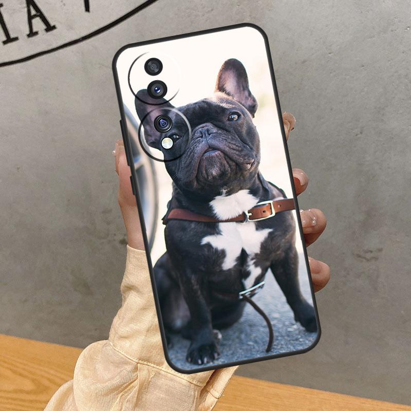 Чехол для собаки французский бульдог мопс для Honor Magic 5 6 7 Pro Чехол для Honor 400 200 50 70 90 Lite X9 X8a X8b X9a X9b X9c