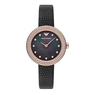 Часы AR11433 Черные [Emporio Armani] Женские