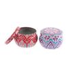Drum-shaped Tin Box Party Supply Storage Case Durable Candy Cookie Box