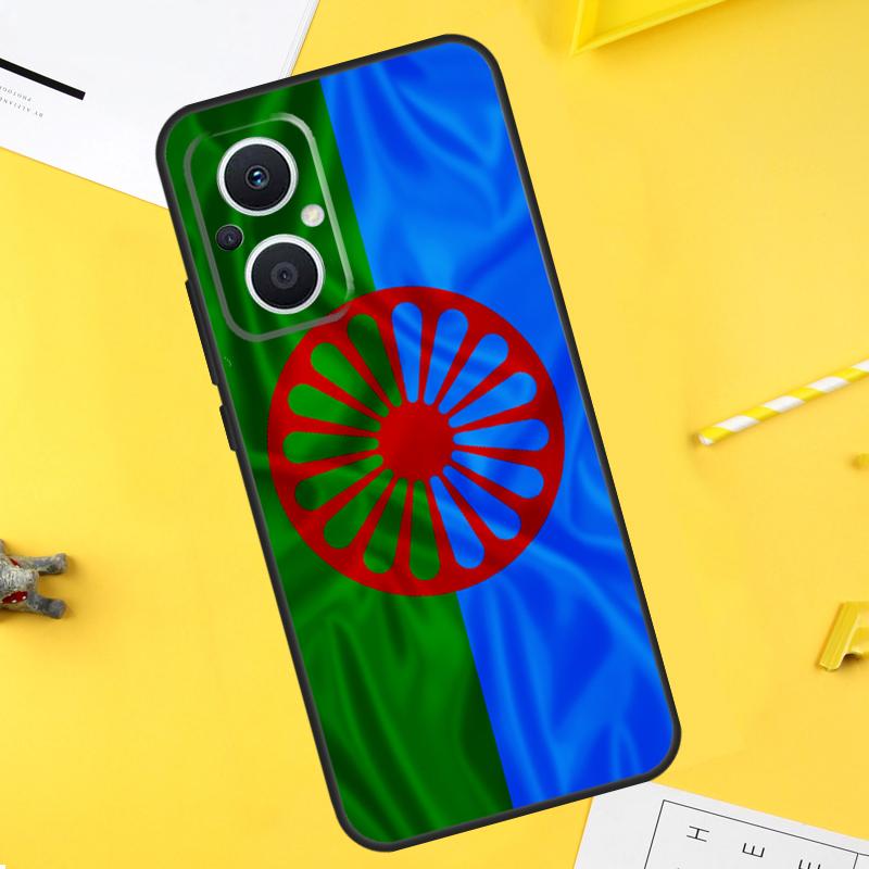 Флаг цыган Рома для OPPO Reno 2Z 4Z 5Z 8T 4 5 6 7 8 Lite 10 Pro OPPO Find X5 X6 Pro X2 Lite X3 Neo Чехол