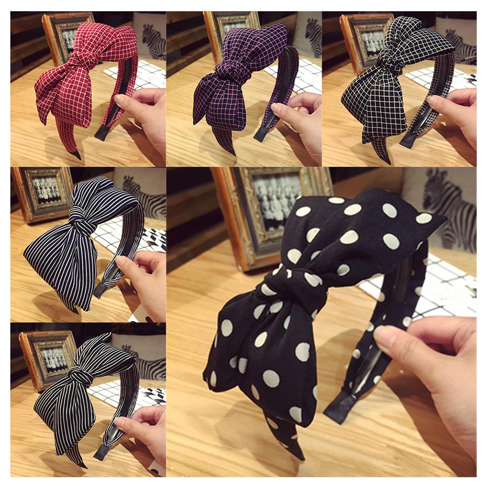 Fashion Women Bow Knot Cross Twist Headwrap Hairband Hair Accessories