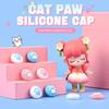 4 шт./компл. милый кошачий коготь мягкий силиконовый чехол для джойстика защитный чехол для NS Switch OLED NS Lite Joycons чехол