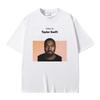 Bu Kanye West tekis bosmali futbolka ayollar uchun hip-hop uslubidagi qiziqarli futbolka reper Kanye avatarasi bilan katta o'lchamdagi kundalik futbolka