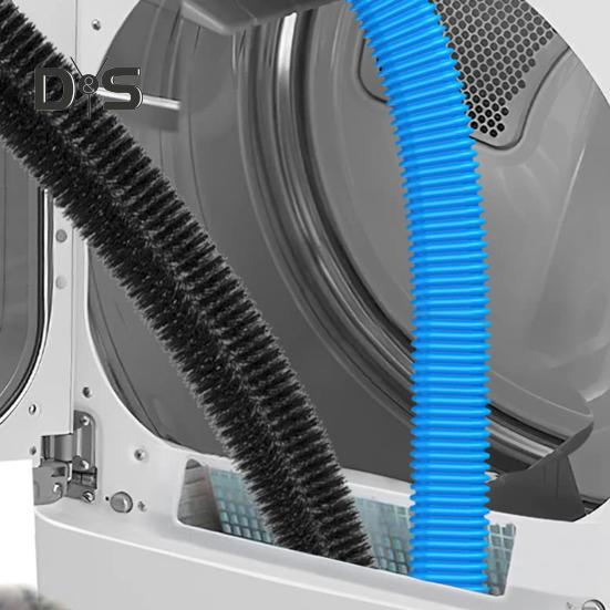 Комплект для чистки вентиляционного отверстия сушилки Щетка для удаления ворса из сушилки Простая в использовании гибкая конструкция Щетка для насадки на шланг пылесоса Удалятель ворса