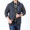 Autumn New Men's Comfortable, Casual, Versatile, Warm and Simple Solid Color Hooded Men's Outdoor Men's Jacket