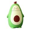 Мультяшная стеклянная бутылка с авокадо, двухслойный стакан для воды, портативная милая чашка для питья, подарки для студентов с