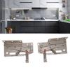 2pcs Heavy Tip Out Tray Hinge Easy Install Flip Door Hinge Durable Cabinet Hinge  Bathroom Cabinet