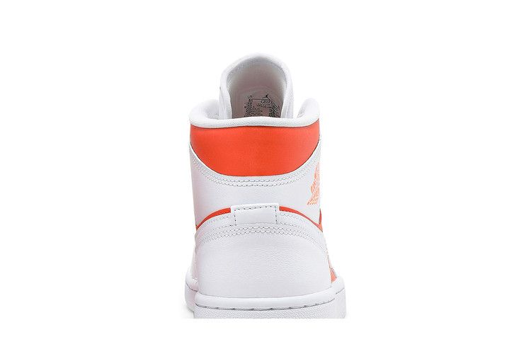 Женские кроссовки Nike Jordan 1 Mid SE Bright Citrus (Женский) Яркий цитрусовый/белый