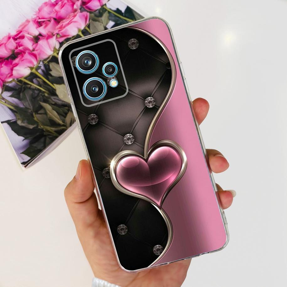 Чехол для OPPO Realme 9 Pro Plus 5G RMX3392 Модный силиконовый мягкий чехол с бабочкой для Realme 9 Pro+ Чехол Realme9 Ударопрочный Funda