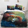 3D Animal Duvet Cover Microfiber Wolf Fox Elk Bedding Set Wild Animals Comforter Cover King Queen For Teen Adults Bedroom Decor