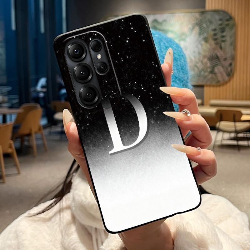 Противоударный Чехол для Телефона с Буквой для Пары Для Doogee Note 56X/56X Pro Мягкий Силиконовый Чехол Для Doogee Note 56X/56X Pro Черная Крышка