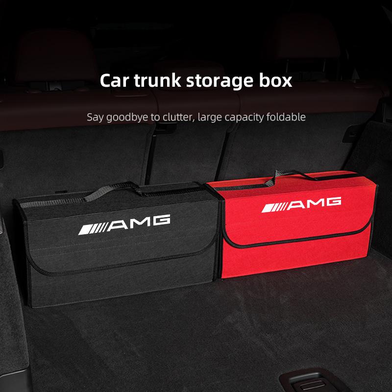 DAR4 Best-seller Car Trunk Organizer Bag Folding Tidying Box Storage Valve cap For Mercedes Benz AMG W206 W204 W205 W212 W213 W221 W