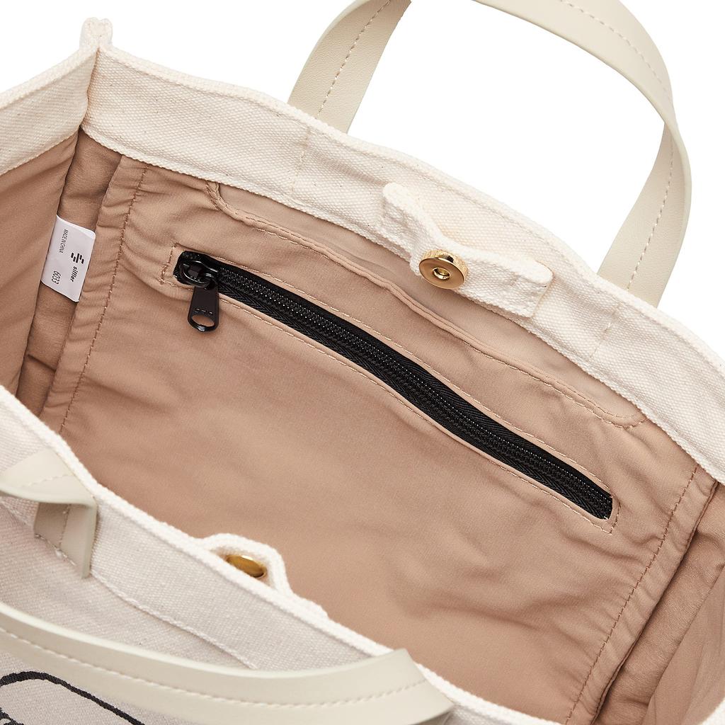 2WAY Tote Bag Wide Gusset Snoopy PEANUTS PN70 Snoopy Face [Hapitas] Women's