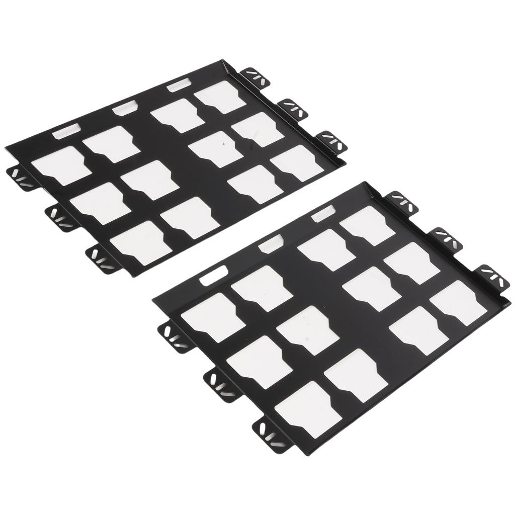 Комплект из 2 монтажных пластин, совместимых с ящиком для инструментов Milwaukee Packout, 100 фунтов, цельнометаллические пластины для хранения инструментов и