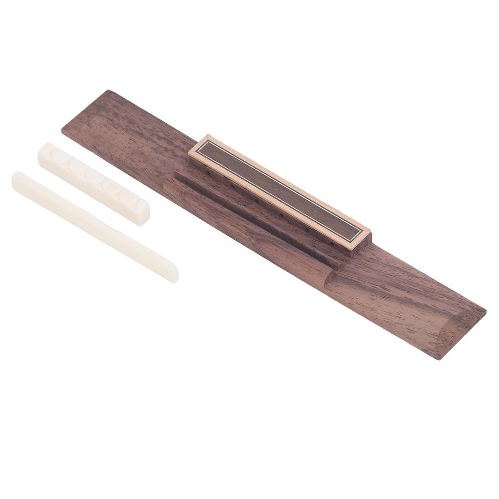 Гитарный бридж, сменный бридж для классической акустической гитары из палисандра с костяным порожком для