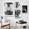 Black And White Fashion Picture Coffee Machine Poster Print Coffee Bean Grinder Canvas Painting Room Home Decor Cafe Living Art