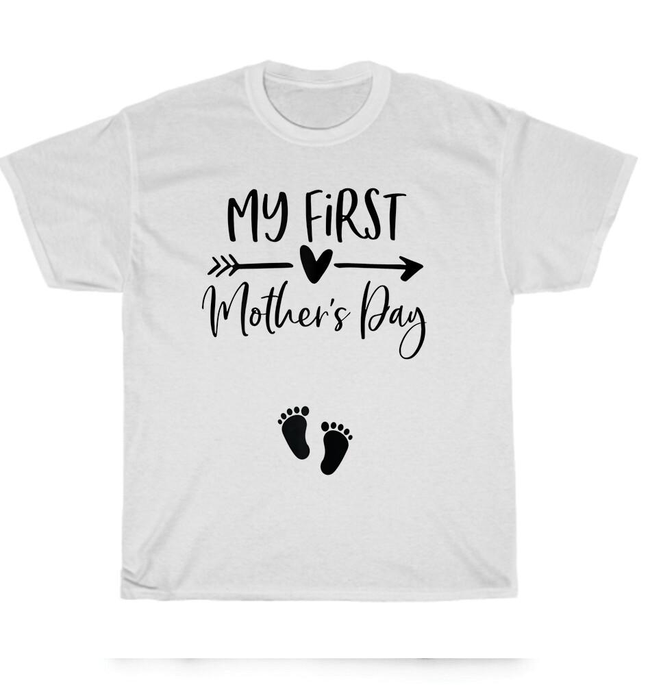 НОВЫЙ Футболка с надписью I Went From Mama to Mommy to Mom to Bruh Подарок на День матери Унисекс