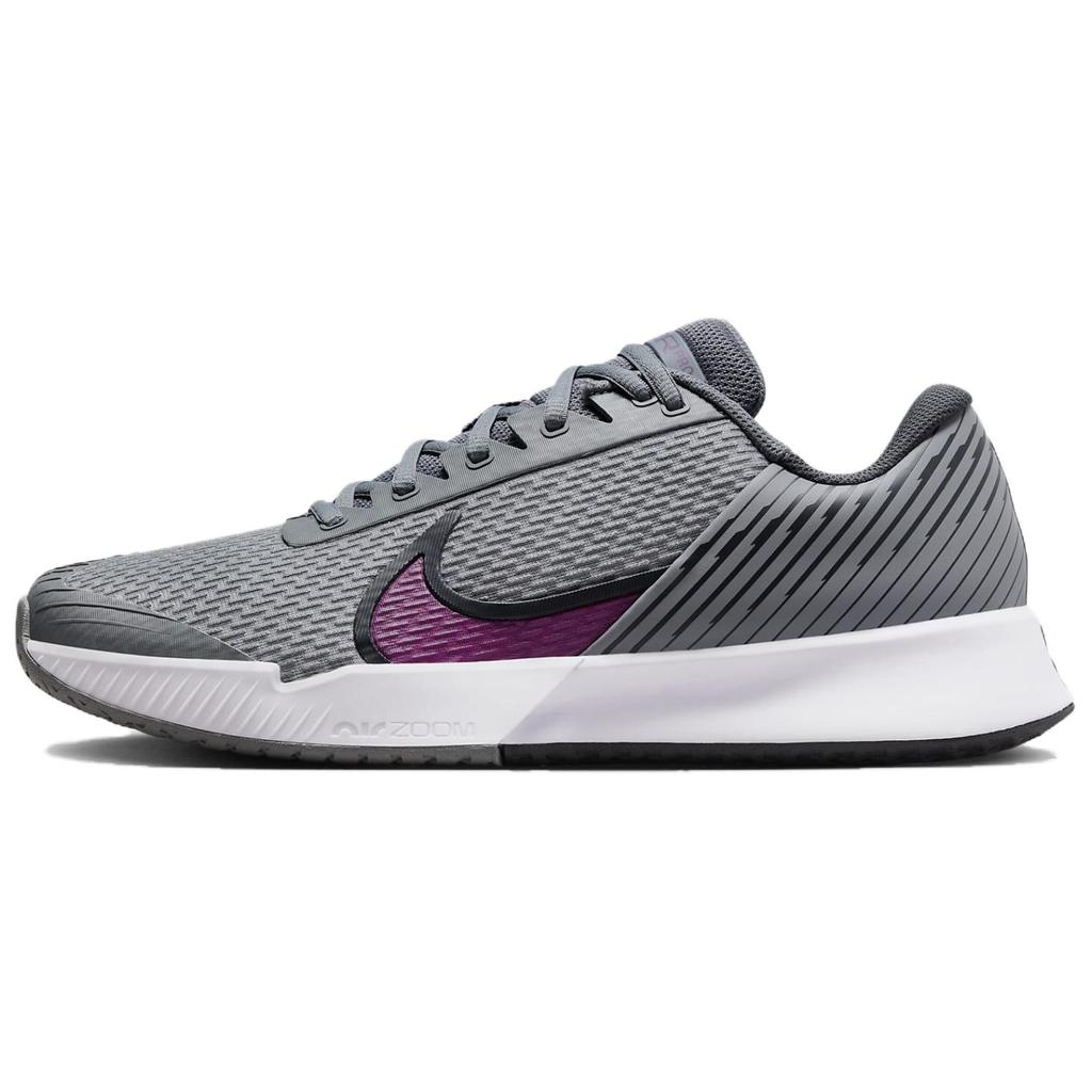 Nike Court Air Zoom Vapor Pro 2 Hc Smoke Grey Dark Smoke Grey Black Sangria Sneakers DR6191-006