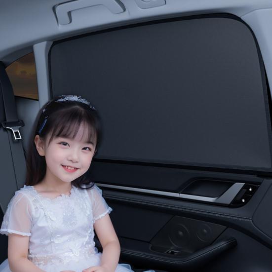 Солнцезащитный козырек на боковое окно автомобиля, занавеска для конфиденциальности, УФ-защита от солнца, простая установка, универсальный солнцезащитный козырек на переднее сиденье