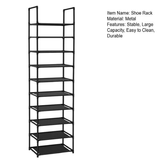 Shoe Rack Organizer High Stability Large Capacity Strong Load-bearing Easy To Install Multi-layer Shoe High Heel Storage Shelf