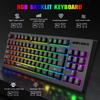 87 клавиш 2,4 ГГц Беспроводная механическая клавиатура RGB-подсветка L100 Игровая клавиатура, Мембранная клавиатура для офисного ноутбука, Дома, Девочки, Мальчика
